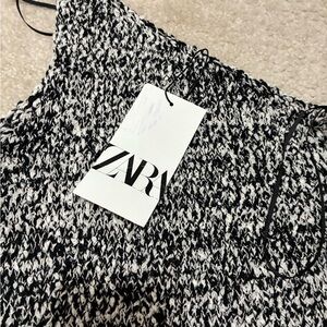 Zara Monochrome Knit Sweater